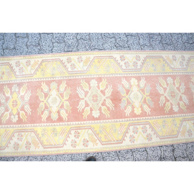 Vintage Turkish Hallway Runner For Sale - Image 6 of 11