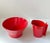Vintage Red Melamine Bowl and Pitcher by Henning Koppel for T. Ørskov, 1970s, Set of 2 For Sale - Image 9 of 9