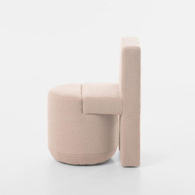 Fossil Dining Chair - Wool Fabric For Sale - Image 11 of 11