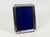 Art Deco Italian Silver Plate and Mahogany Picture Frame by Gino Bicchielli, 1950s For Sale - Image 3 of 11