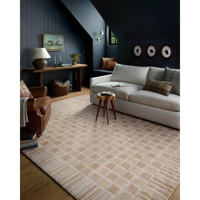 The Calvin Collection by Chris Loves Julia x Loloi is a geometric area rug with tile-inspired patterns for contemporary...