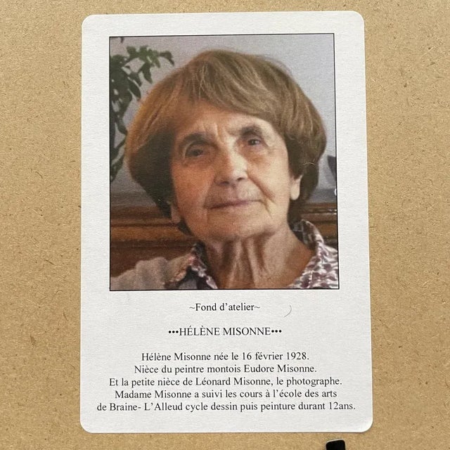 H. Misonne, Abstract Woman, 1890s-1910s, Painting For Sale - Image 14 of 15