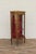Beautiful 19th-century French Louis XV-style vitrine / curio cabinet featuring an elegant curved silhouette, ornate ormolu...