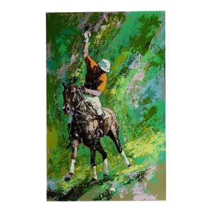 Mark King "Polo" Horse Hand Signed Serigraph Le Artwork