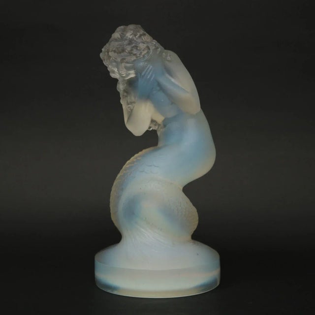 Rene Lalique Opalescent Glass 'Naiade' Statuette For Sale - Image 13 of 13