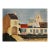 1960s French Village Oil Painting For Sale