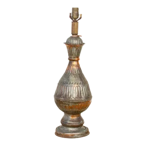 Antique English Copper Lamp