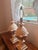 Drawing/Sketching Materials 1996 Hollywood Regency "Casual Lamps" Sculptural Pineapple Urn 31” Table Lamps - A Pair For Sale - Image 7 of 12