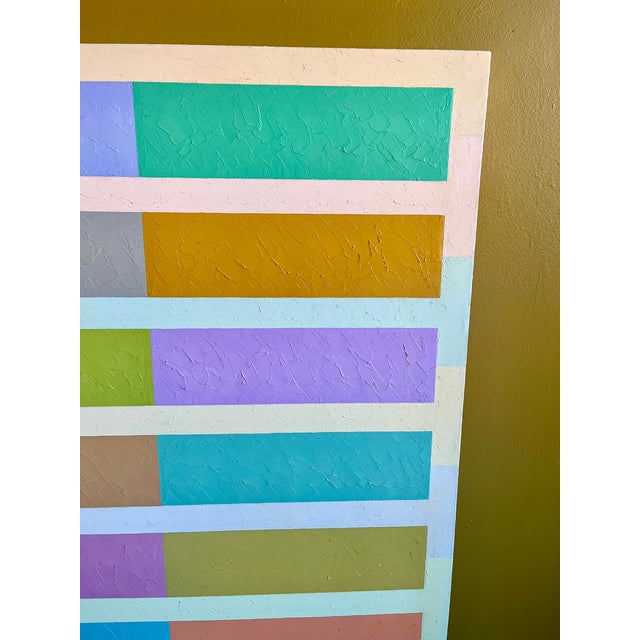 8 Stripes II, Original Painting by Richard Butz For Sale In Cincinnati - Image 6 of 12