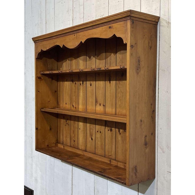 English Pine Shelf, 1950s For Sale - Image 3 of 9