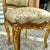 French Style White Chair With Gold Leaf Details For Sale In Miami - Image 6 of 12