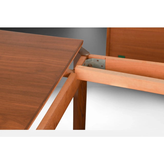 Brown Mid 20th Century Danish Modern Teak Extendable Dining Table Vejle Stole Møbelfabrik For Sale - Image 8 of 13