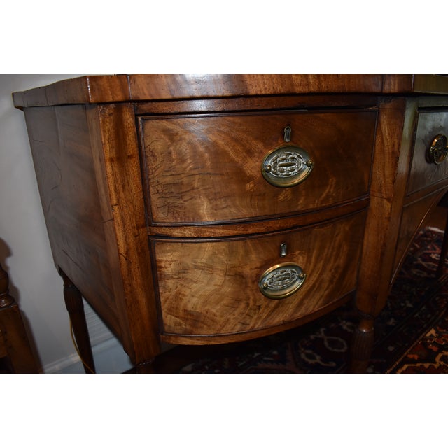 Brown English Sheraton Sideboard For Sale - Image 8 of 11