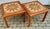 Nice pair of tile-top Danish side tables. Excellent condition. Can be easily disassembled for shipping.