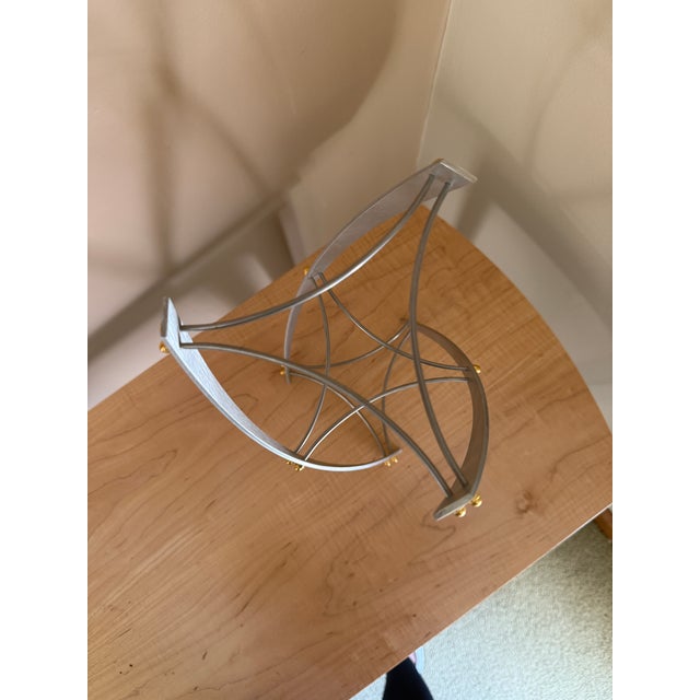 1990s Signed 1999 Bruce R. MacDonald Triple Helix Sculpture For Sale - Image 5 of 9