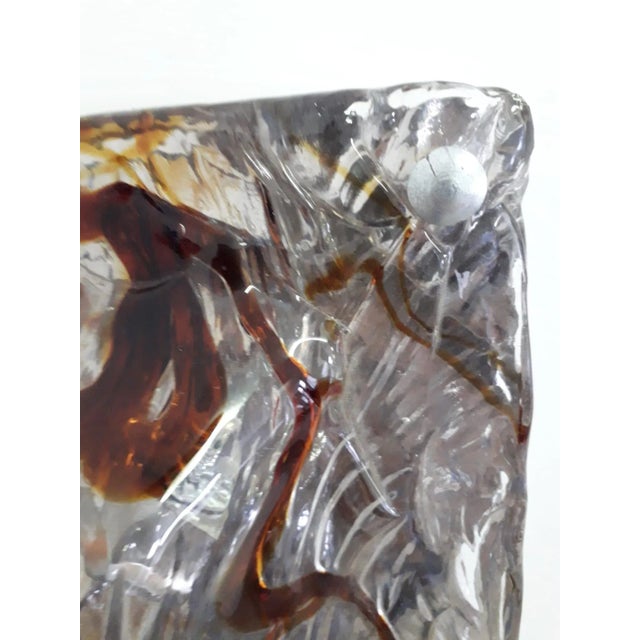 Diamond Sconces by Mazzega - a Pair For Sale - Image 10 of 13