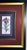 Vintage Framed Stylized Red Lily Botanical Lithograph Prints Pair For Sale - Image 9 of 12