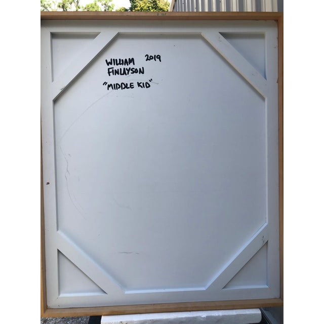 Paint William Finlayson Jr. Original Abstract Mixed Media Painting 2019 For Sale - Image 7 of 10