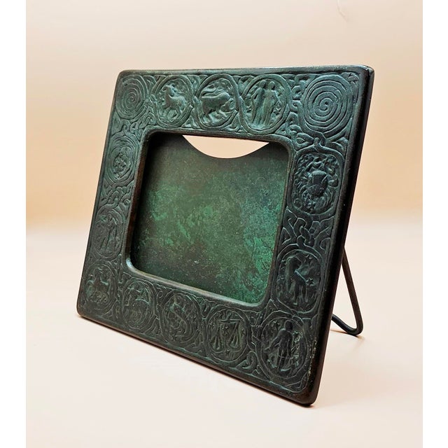 Tiffany　PHOTOFRAME　　ANTIQUE Antique Tiffany Studios New York Bronze Green Favrile Art