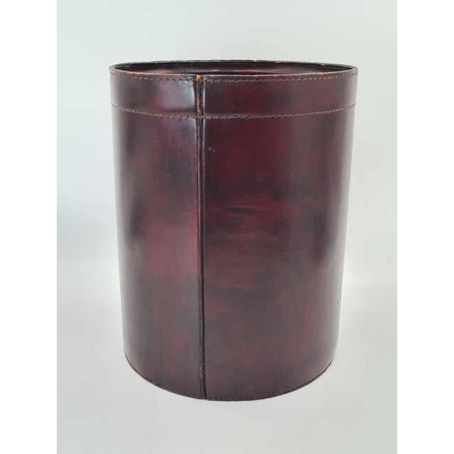 Leather Wastebasket by Hauler, Germany, 1970s For Sale - Image 4 of 12