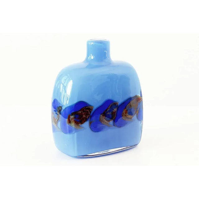 Mid-Century Modern German Glass Vase by Samuel Herman for Rosenthal, 1973 For Sale - Image 3 of 9