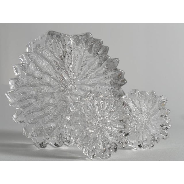 Nautilus Art Glass Vase and Candlesticks by Willy Johansson, Norway, 1960s, Set of 3 For Sale - Image 14 of 18