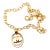 Chanel Vintage Gold Plated CC 3 Rings Large Pendant Chain Long Necklace For Sale