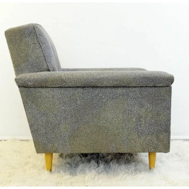 Set of American Armchairs with Upholstery by Pierre Frey For Sale - Image 5 of 7