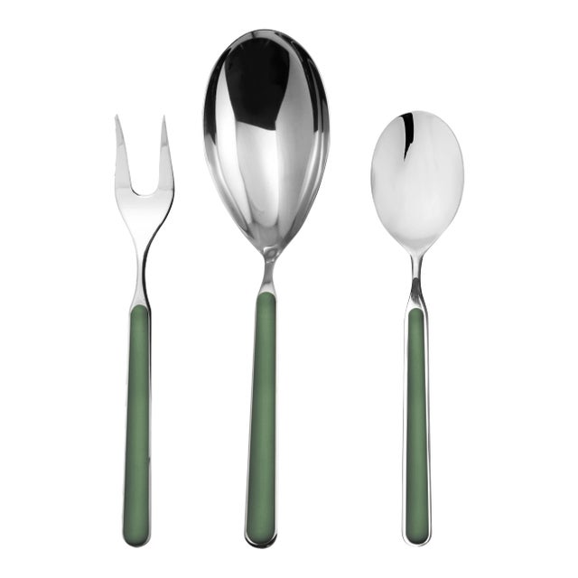 Mepra Fantasia 3-Piece Serving Set, Green For Sale