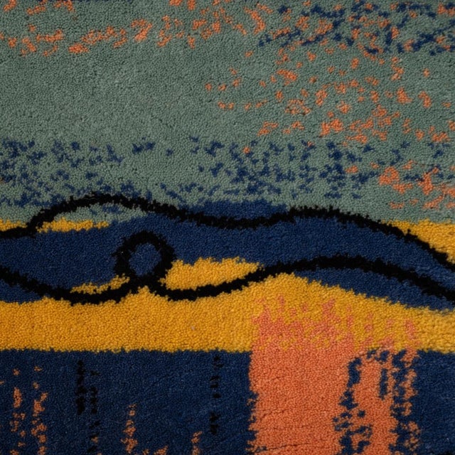 Postmodern Art Rug by Pierre Baldain for Neder, Belgium For Sale - Image 13 of 18