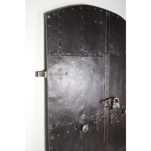 Antique Iron Clad Double Doors, 1800s For Sale - Image 14 of 18