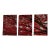 Limited Edition "Japanese Fire Maple" Acrylic Triptych Wall Art by Gerome Bonner – 5 of 15 For Sale