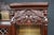Attributed r.j. Horner Mahogany Breakfront Bookcase Secretary With Winged Griffin Carvings For Sale - Image 13 of 18