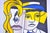 Lichtenstein Exhibition Poster is a very colorful poster realized in occasion of the artist's exhibition at Leo Castelli...