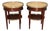 Pair French Louis XVI Style Marble Top & Bronze End Tables by Cassard Et Cie For Sale