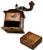 Beautifully & Completely Hand Made Antique Mahogany & Brass Coffee Grinder - Circa Early 19th Century For Sale - Image 15 of 18