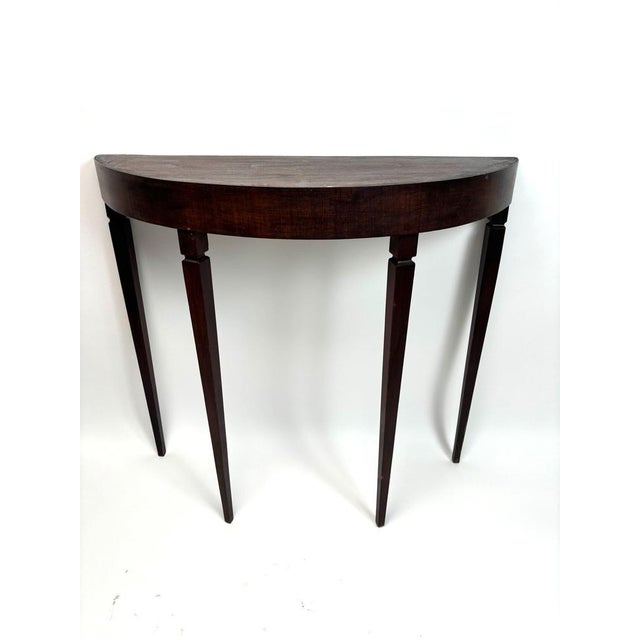Paolo Buffa Italian Wooden Console Table in the style of Paolo Buffa Style, 1930s For Sale - Image 4 of 11