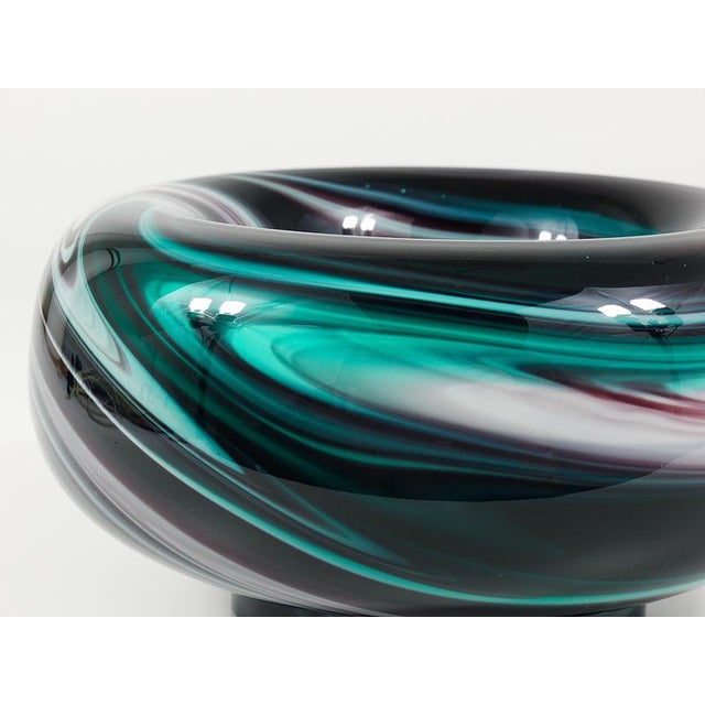 Large Italian Murano Marble Glass Bowl by Carlo Moretti, 1960 For Sale - Image 15 of 16