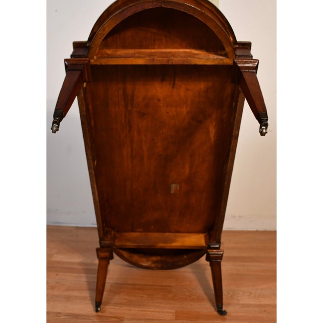 1930s English Regency Mahogany & Satinwood , Leather Top Coffee Table For Sale - Image 14 of 15