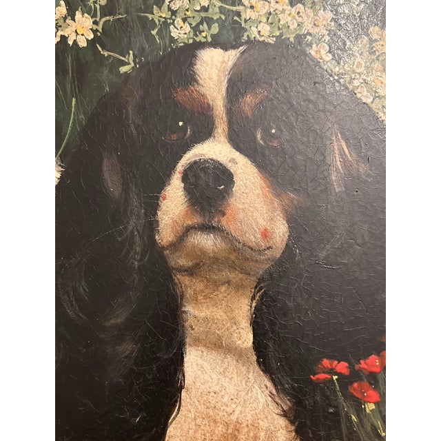 Late 19th Century Hand Painted Vintage Paper Mache Tray For Sale - Image 5 of 6