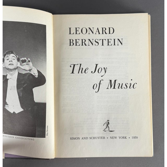 Paper Vintage 1959 Signed the Joy of Music Leonard Bernstein First Edition & Printing For Sale - Image 7 of 11