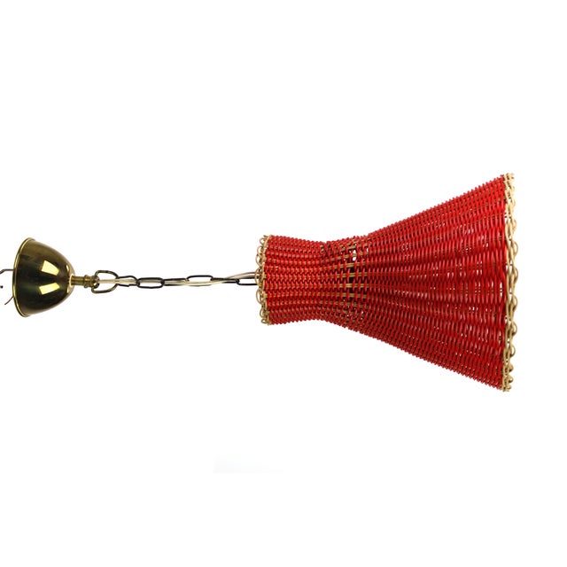 Kiwi Pending Lamp by by J. T. Kalmar for Kalmar, 1950s For Sale - Image 6 of 8