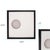 Wood Dimensional Paper Circle Shadowbox Art For Sale - Image 7 of 8