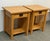 Design Plus Gallery presents a Pair of Mission Style Oak End Tables by Michael's Furniture Company. These tables showcase...