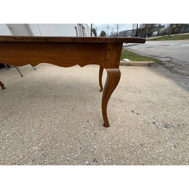 Mid 19th Century 19th Century French Louis XV Style Walnut Table For Sale - Image 5 of 12
