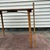 Wood Late 19th Century Antique American Folding Sewing Table With Faux Bamboo Legs For Sale - Image 7 of 12