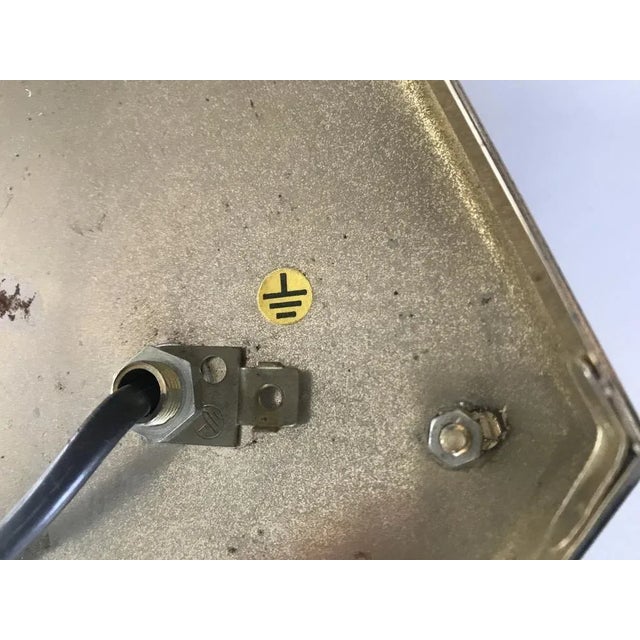 Art Deco Brass Glass Ceiling Lamp, 1960s For Sale - Image 10 of 18