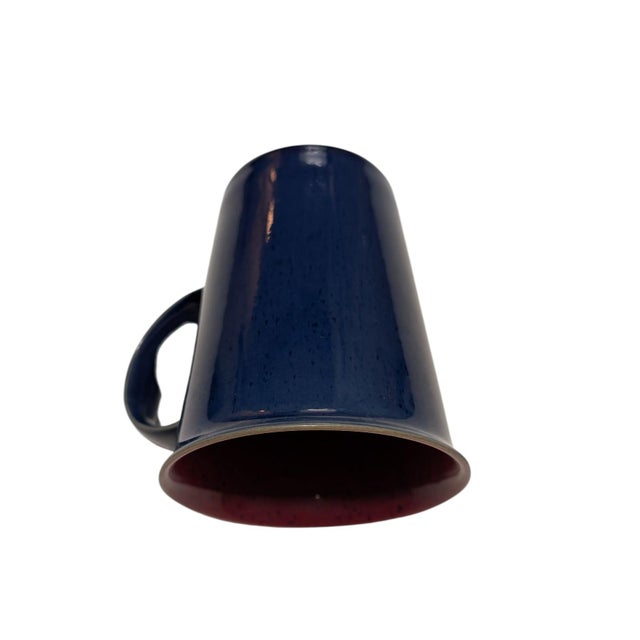 1990s Blue Denby Harlequin Grandmug For Sale - Image 4 of 6