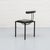 Black Postmodern Dining Chair attributed to Artelano, 1980s For Sale - Image 8 of 16
