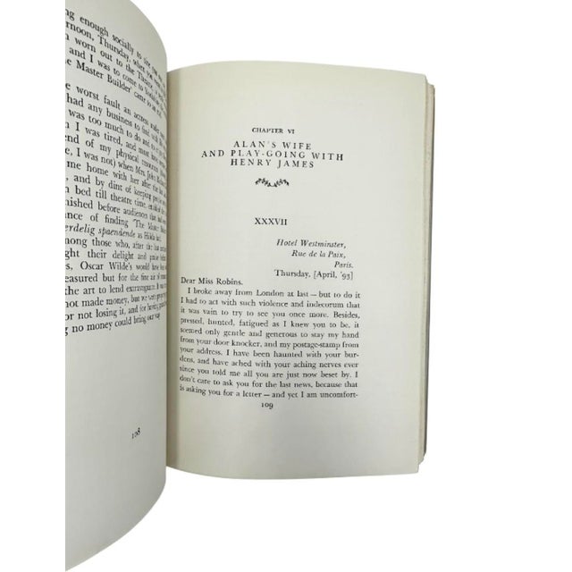 Paper Theatre and Friendship Letters From Henry James 1932 Hardcover Book 1st Ed For Sale - Image 7 of 12